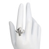Koi Fish Wrapped Tail Sterling Silver Ring