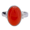 Red Onyx Sterling Silver Ring