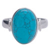 Howlite Sterling Silver Ring