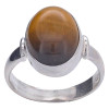 Tiger Eye Sterling Silver Ring