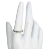Ouroboros Snake Sterling Silver Stacking Ring