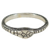 Ouroboros Snake Sterling Silver Stacking Ring