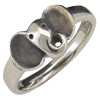 Rustic Elephant Sterling Silver Ring