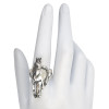 3D Horse Sterling Silver Statement Ring