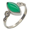 Green Onyx Sterling Silver Ring