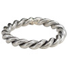 Twisted Band Sterling Silver Stacking Ring