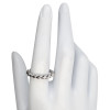 Twisted Band Sterling Silver Stacking Ring