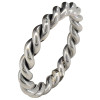 Twisted Band Sterling Silver Stacking Ring