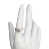 Small Moon Sterling Silver Stacking Ring