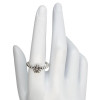 Gothic Biker Cross Sterling Silver Ring