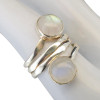Wrapped Moonstone Sterling Silver Ring