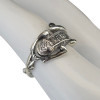 3D Happy Frog Sterling Silver Ring