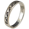 Wave Design Sterling Silver Stacking Band Ring