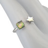 Abalone Sterling Silver Star Ring