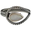 Mother-of-Pearl Oxidized Sterling Silver Ring