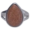 Goldstone Sterling Silver Ring
