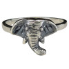 Boho Elephant Sterling Silver Ring