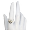 Sterling Silver Moon And Star Ring
