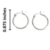 Sterling Silver Hoop Earrings