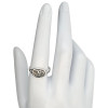Indian Buddhist/Hindu Om Symbol Sterling Silver Ring