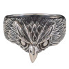 Horned Owl Sterling Silver Ring