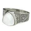 Mother Of Pearl Sterling Silver Ring