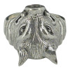 Sterling Silver Boar Head Ring