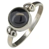 Black Onyx Sterling Silver Ring.