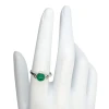 Green Onyx Sterling Silver Ring