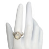 Moonstone Sterling Silver Oval Ring