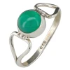 Green Onyx Sterling Silver Ring