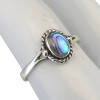 Abalone Sterling Silver Oval Ring