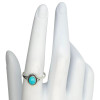 Howlite Sterling Silver Ring