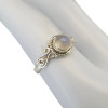 Vintage Style Moonstone Sterling Silver Ring