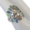 Abalone Sterling Silver Native American Ring