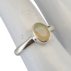 Faceted Opal Sterling Silver Ring