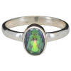 Faceted Mystic Sterling Silver Ring