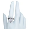 Faceted Amethyst Sterling Silver Ring