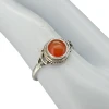Red Onyx Sterling Silver Ring