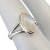 Moonstone Marquise Sterling Silver Ring