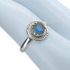 Faceted Labradorite Sterling Silver Ring