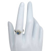 Faceted Labradorite Sterling Silver Ring