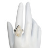 Teardrop Moonstone Sterling Silver Ring