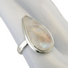 Teardrop Moonstone Sterling Silver Ring