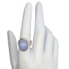 Blue Lace Agate Sterling Silver Ring