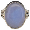 Blue Lace Agate Sterling Silver Ring