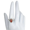 Red Onyx Sterling Silver Ring