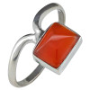Red Onyx Sterling Silver Ring