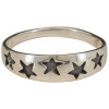 Star Cutout Pinky Stacking Sterling Silver Ring