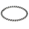 Twisted Rope Stacking Sterling Silver Ring